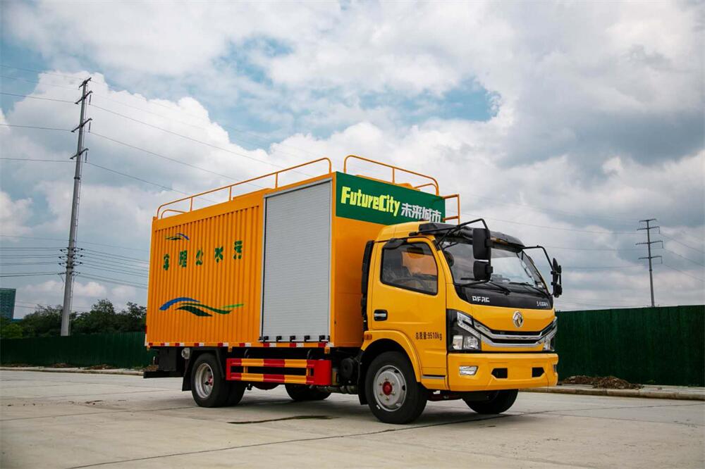 污水處理車-程力國六雙疊螺機(jī)污水處理車干濕分離廠家價格